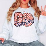 Go Spartans Team Checker Basketball Navy/White Digital Download