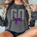 Go Tigers Checker PNG Digital Download