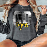 Go TIgers Checker PNG Digital Download