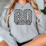 Go Wildcats Checker Distressed PNG Digital Download