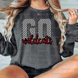 Go Wildcats Checker PNG Digital Download