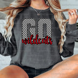 Go Wildcats Checker PNG Digital Download