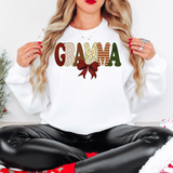 Gramma Christmas Bow Doodle Digital Download