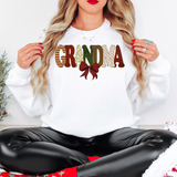 Grandma Christmas Bow Doodle Digital Download