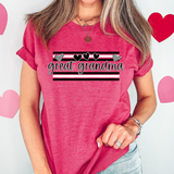 Great Grandma Black & White Hearts Digital Download