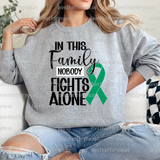 Green Ribbon In this Family No One Fights Alone Digital Download