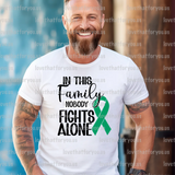 Green Ribbon In this Family No One Fights Alone Digital Download
