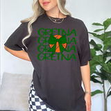 Gretna Basketball Bow Team Repeat Green Digital Download