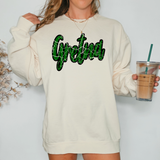 Gretna Crackle Cursive Teams Digital Download