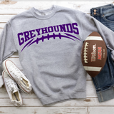 Greyhounds Purple Football Arched Digital Download