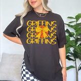 Griffins Basketball Bow Team Repeat Gold Digital Download