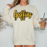 Griffins Crackle Cursive Teams Digital Download