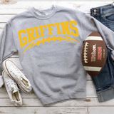 Griffins Gold Football Arched Digital Download