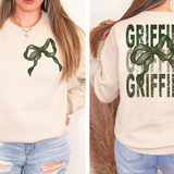 Griffins Repeat Camo Green Bow Digital Download