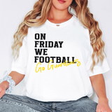 Guardians Yellow-Gold On Friday We Football Digital Download
