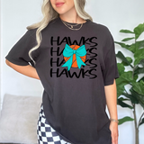 Hawks Basketball Bow Team Repeat Black Digital Download
