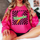 Hawks Checker Neon Bolt Digital Download