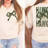 Hawks Repeat Camo Green Bow Digital Download