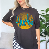 Hawks Softball Halftone Digital Download