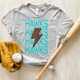 Hawks Baseball Bolt Digital Download