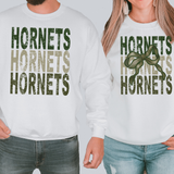 Hornets Repeat Camo Green Bow Digital Download