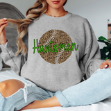 Huntsmen Leopard Baseball Kelly Green & Black Digital Download
