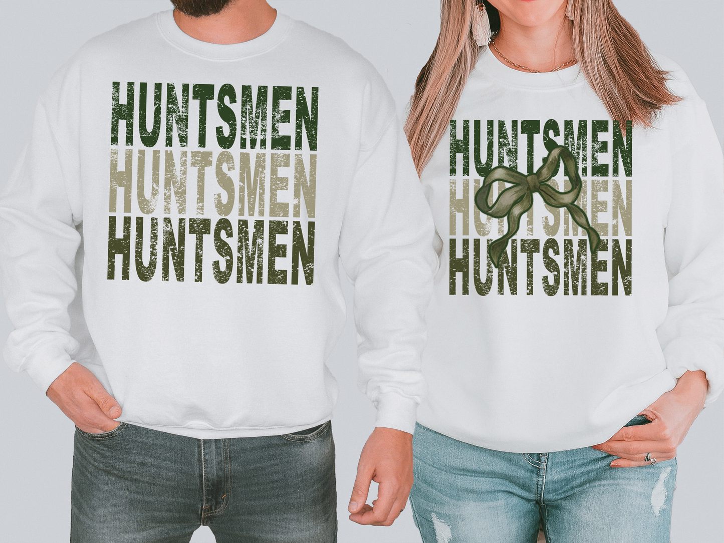 Huntsmen Repeat Camo Green Bow Digital Download