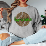 Hurricanes Leopard Baseball Kelly Green & Black Digital Download