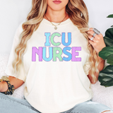 ICU Nurse Bookworm Back to School Pastel Colors Digital Download