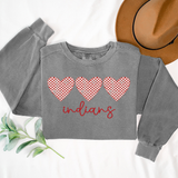 Indians Checker Heart Trio Digital Download