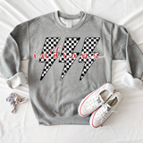 Indians Retro Bolt Black & White Checker Teams Digital Download
