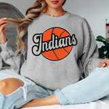 Indians Retro Basketball Digital Download