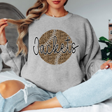 Jackets Leopard Baseball Black & White Digital Download