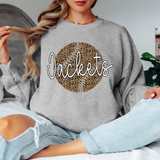 Jackets Leopard Baseball White & Black Digital Download