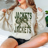 Jackets Repeat Camo Green Bow Digital Download