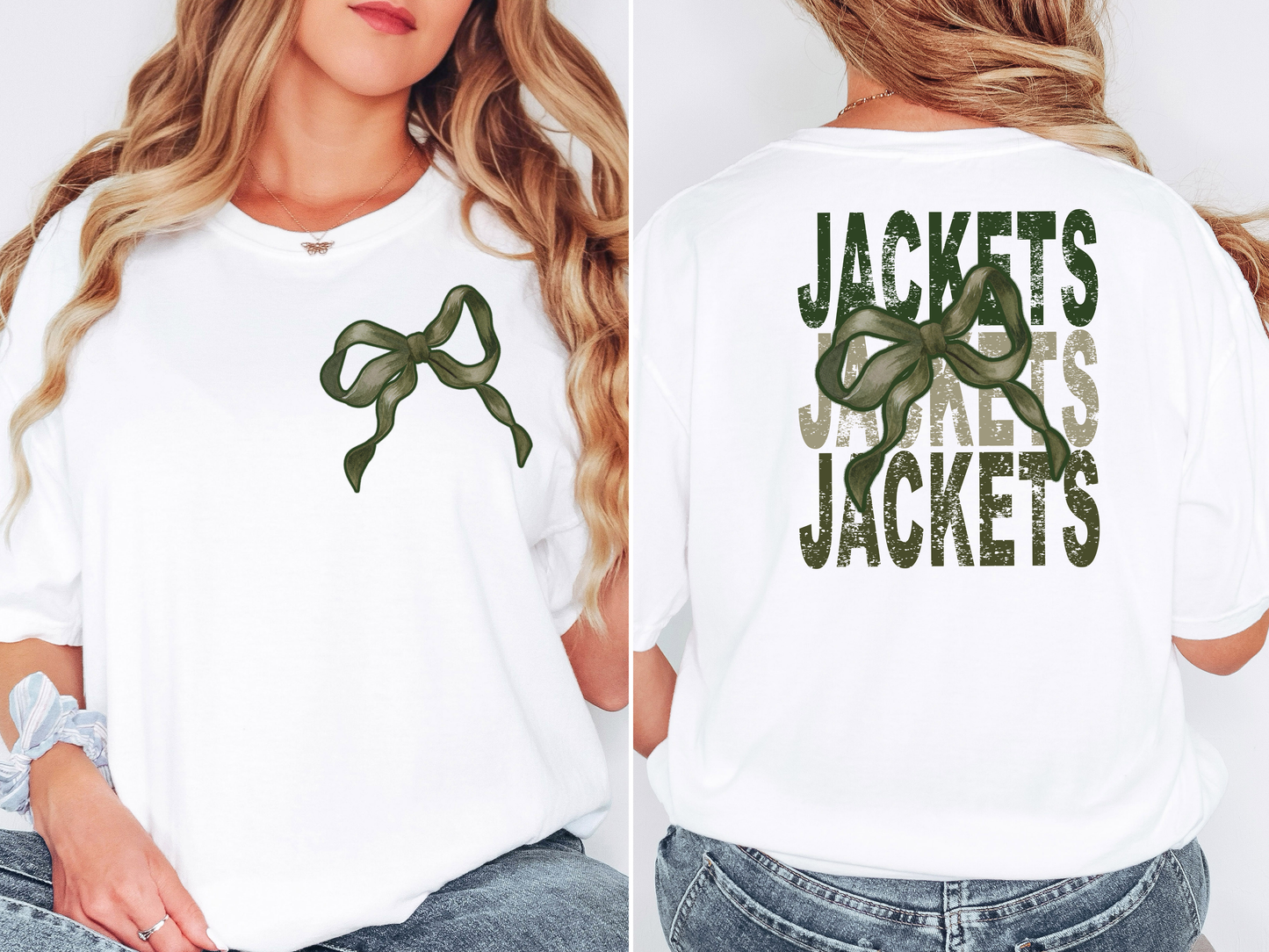 Jackets Repeat Camo Green Bow Digital Download