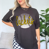 Jackets Yellow Baseball Halftone Digital Download