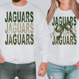 Jaguars Repeat Camo Green Bow Digital Download
