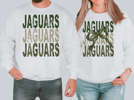 Jaguars Repeat Camo Green Bow Digital Download