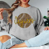 Jaguars Leopard Baseball Gold & Black Digital Download
