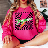 Jaguars Checker Neon Bolt Digital Download
