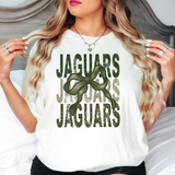 Jaguars Repeat Camo Green Bow Digital Download