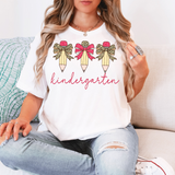 Kindergarten Leopard Pink Glitter Pencil Trio Digital Download