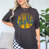 Knights Columbia Blue Softball Halftone Digital Download