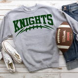 Knights Dark Green Football Arched Digital Download