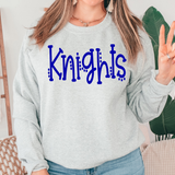 Knights Dotted Doodle PNG Digital Download