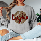 Knights Leopard Baseball Maroon & Black Digital Download