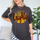 Knights Maroon Softball Halftone Digital Download