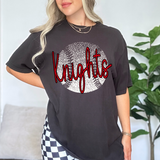 Knights Red Baseball Halftone Digital Download