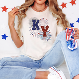 Kentucky Faux Glitter Fireworks PNG